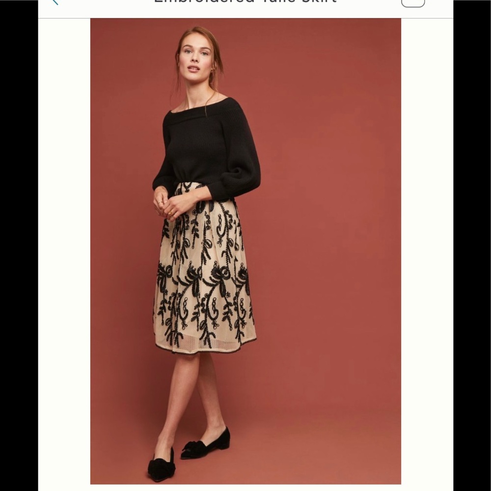 NWT Anthropologie tulles skirt size medium